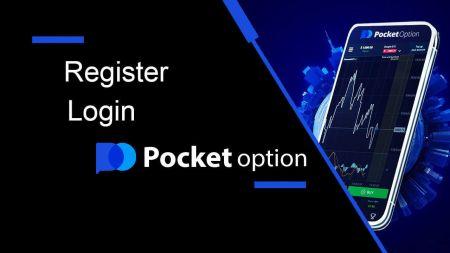 Como registrar e fazer login na conta no Pocket Option